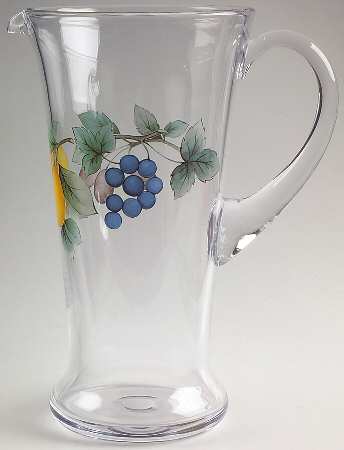 Garden Harvest 48 Oz Glassware Pitcher