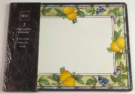 Garden Harvest (Set of 2) Corkboard Placemat
