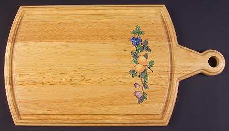 Garden Harvest Wood Cutting Board