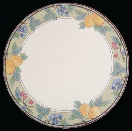 Garden Harvest Round Melamine Tea Tile