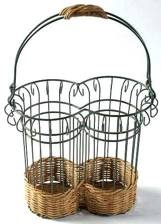 Garden Harvest Double Wine Bottle Caddy
