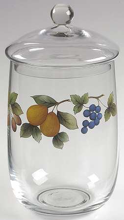 Garden Harvest 7" Glassware Storage Jar & Lid