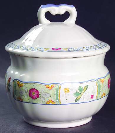 Garden Isle Sugar Bowl & Lid