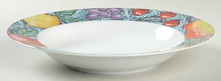 Garden Jewels Rim Soup Bowl by Mikasa