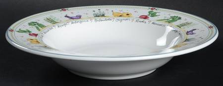 Garden Lane Large Rim Soup Bowl