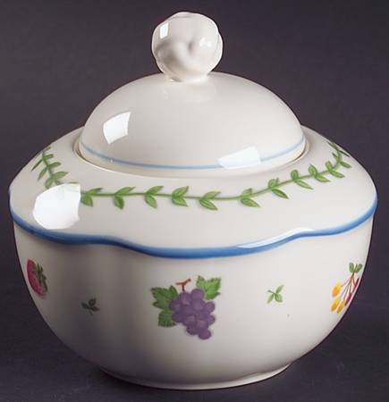 Garden Medley Sugar Bowl & Lid