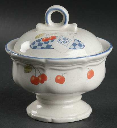 Garden Party Sugar Bowl & Lid