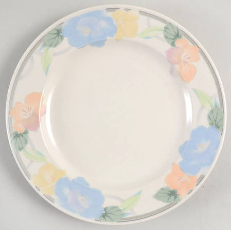 Garden Poetry Salad Plate