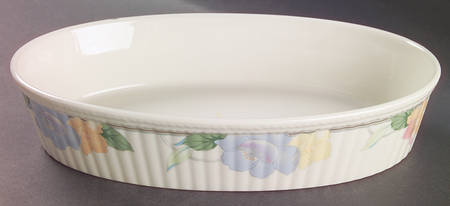 Garden Poetry 12'' Oval Baker