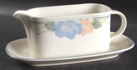 Garden Poetry Gravy Boat & Underplate (Relish/Butter)
