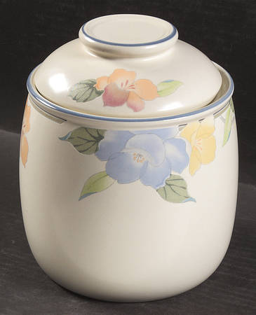 Garden Poetry Large Canister & Lid