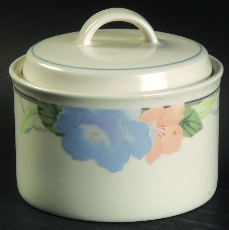 Garden Poetry Sugar Bowl & Lid