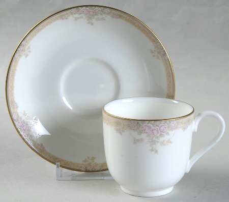 Garlands Flat Demitasse Cup & Saucer Set