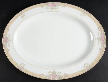 Garlands 14" Oval Serving Platter by Mikasa
