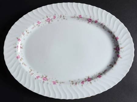 Garland Rose 16" Oval Serving Platter