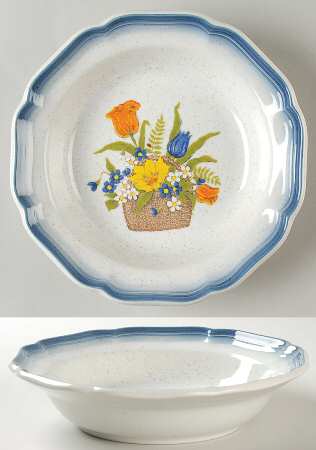 Garden Treasures Soup/Cereal Bowl