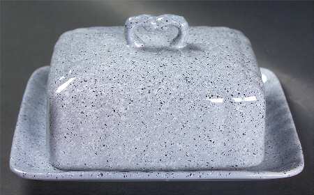 Gemtone Blue Square Covered Butter