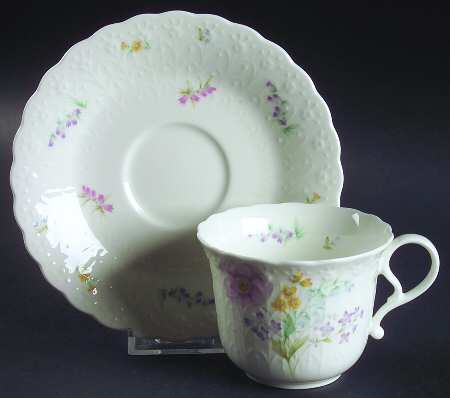 Gentle Breeze Flat Cup & Saucer Set