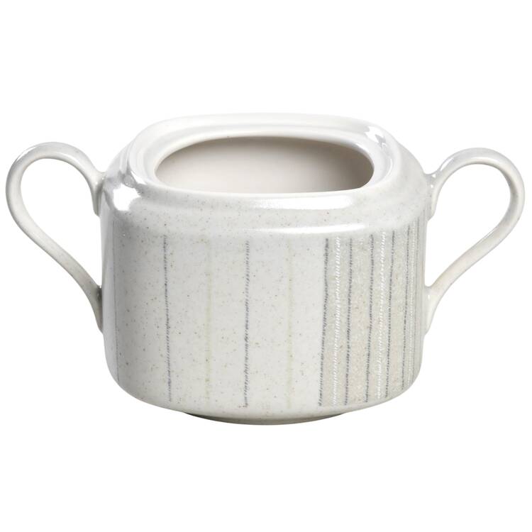 Gentry Grey Sugar Bowl No Lid