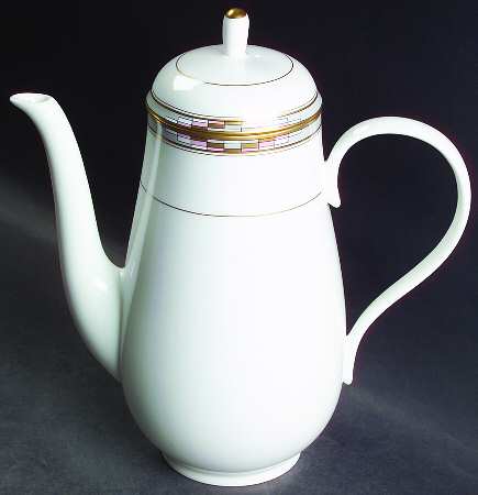 Gem Stone Coffee Pot & Lid