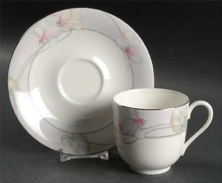 Glamour Flat Cup & Saucer Set