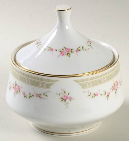 Gloria (5763, Fine China) Sugar Bowl & Lid