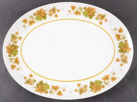 Glen Oaks 14" Oval Serving Platter by Mikasa