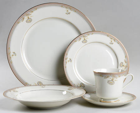 Gloria (L5505, Grand Ivory) 5 Piece Place Setting