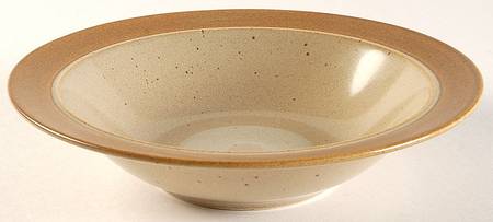 Gold Aurora Rim Soup Bowl