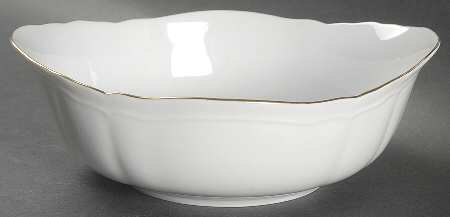 Gold Coin 8" Round Vegetable Bowl