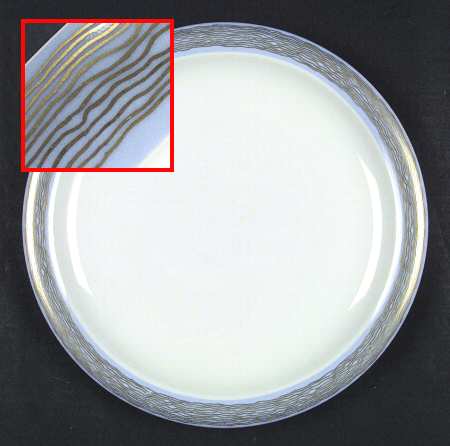 Gold Coast Blue Dinner Plate