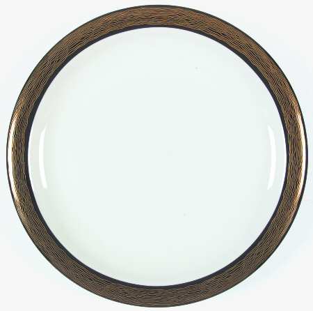 Gold Coast Black Dinner Plate
