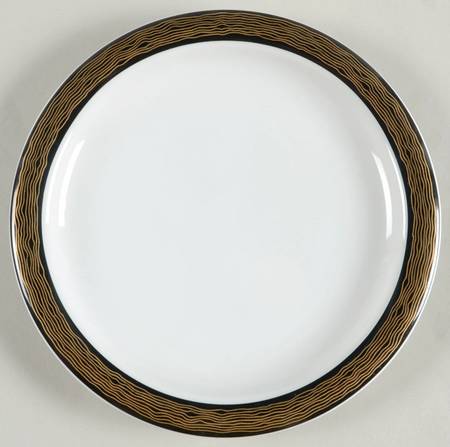 Gold Coast Black Salad Plate