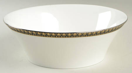 Gold Chain 9" Round Vegetable Bowl