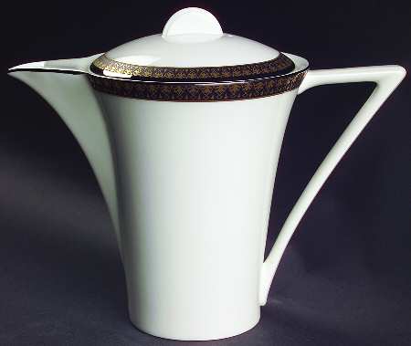 Gold Chain Coffee Pot & Lid