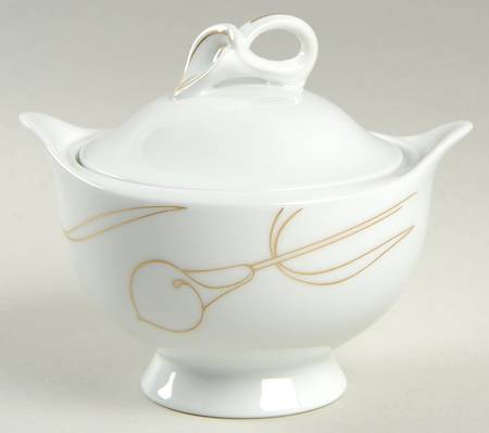 Gold Classic Sugar Bowl & Lid
