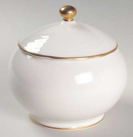 Gold Crest Sugar Bowl & Lid