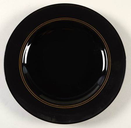 Gold Duet Salad Plate
