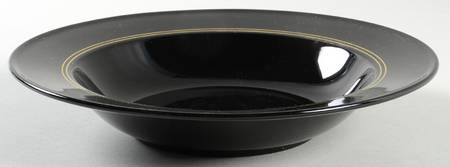 Gold Duet Large Rim Soup Bowl