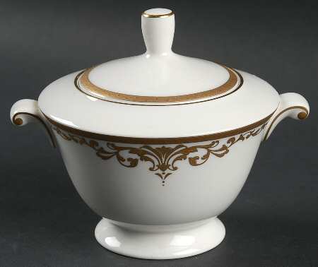 Golden Dynasty Sugar Bowl & Lid
