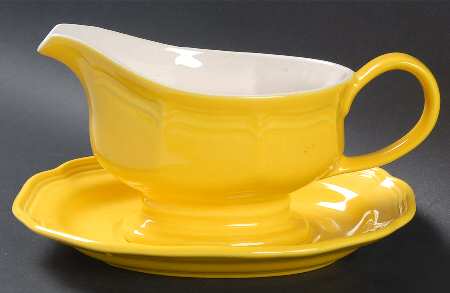 Golden Glow Gravy Boat & Underplate