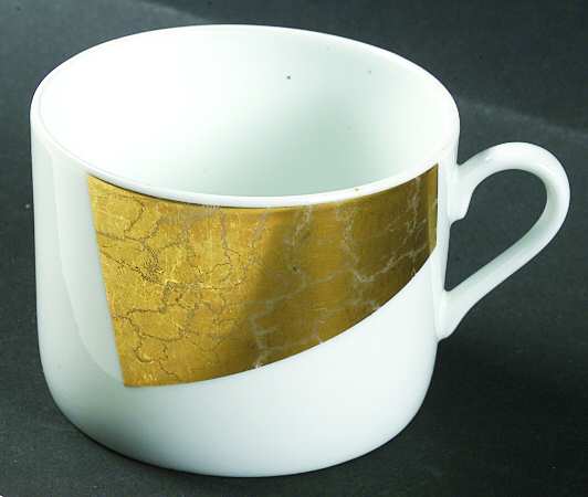 Gold Leaf Flat Cup