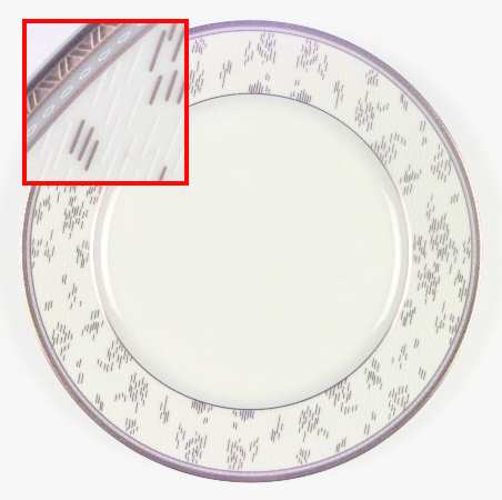 Gold Lame Dinner Plate