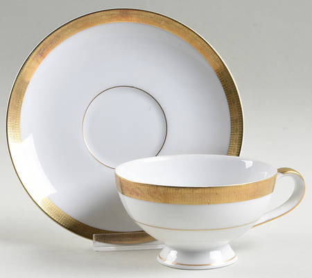 Goldenaire Footed Cup & Saucer Set