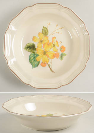 Goldwood Rim Soup Bowl by Mikasa