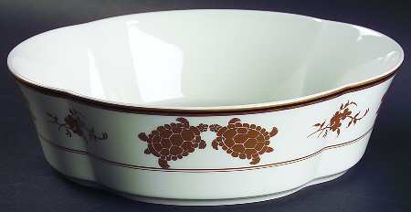 Golden Legend 9" Oval Vegetable Bowl