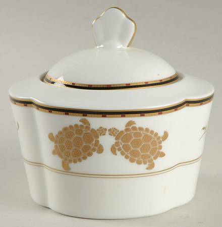 Golden Legend Sugar Bowl & Lid