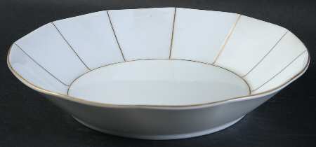 Gold Lining Coupe Soup Bowl