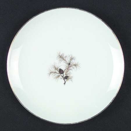 Golden Pine Salad Plate
