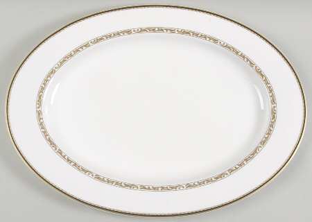 Golden Palace 17" Oval Serving Platter